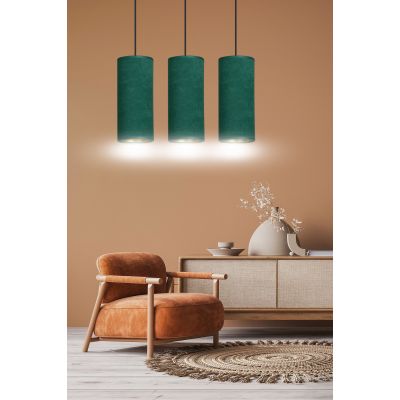 Emibig Bente lampa wisząca 3x60W zielony/złoty 1058/3