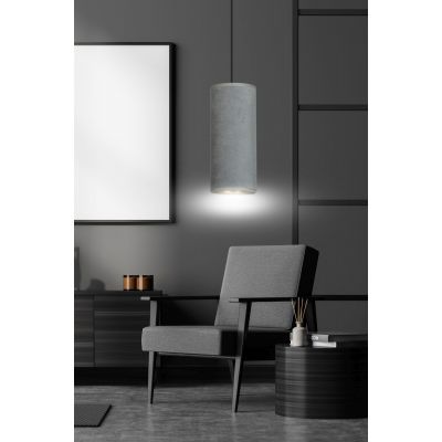 Emibig Bente lampa wisząca 1x60W szary/złoty 1060/1