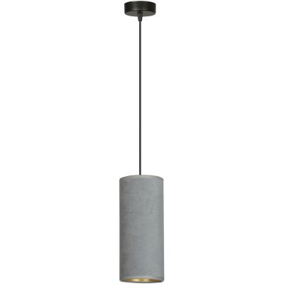 Emibig Bente lampa wisząca 1x60W szary/złoty 1060/1