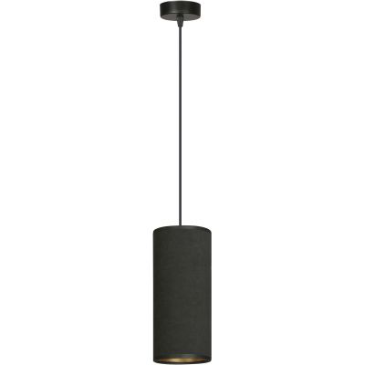 Emibig Bente lampa wisząca 1x60W czarny/złoty 1067/1