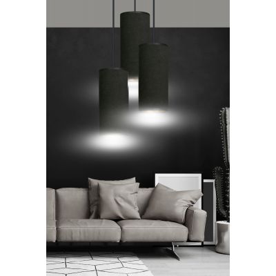 Emibig Bente lampa wisząca 3x60W czarny/złoty 1067/3PREM