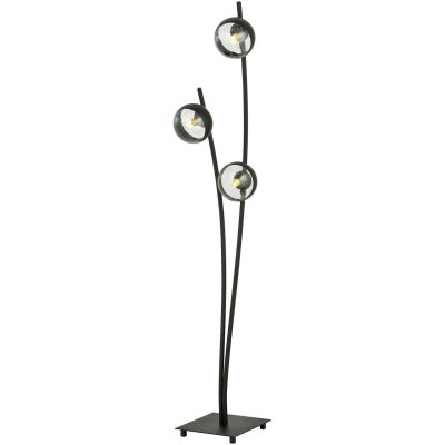 Emibig Hunter Stripe lampa stojąca 3x40W czarna/przezroczysta 1101/LP3