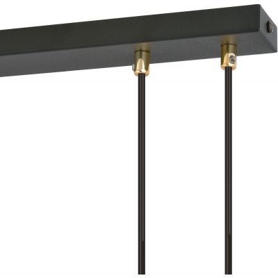 Emibig Glam lampa wisząca 3x10 W czarna-opal 1112/3