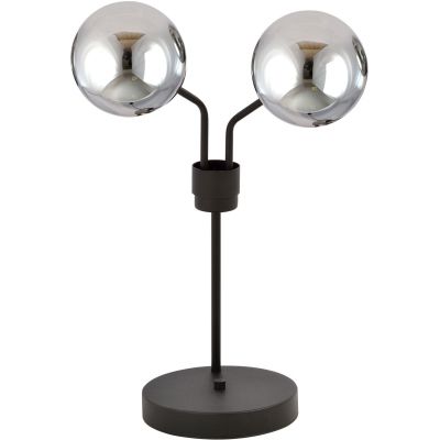 Emibig Nova lampa stołowa 2x40W czarna/grafit 1140/LN2