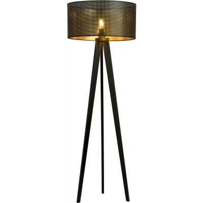 Emibig Aston lampa stojąca 1x60W czarny/złoty 1148/LP1