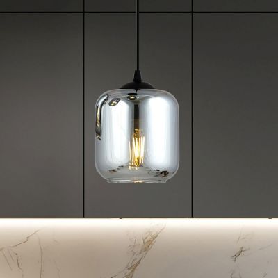 Emibig Storm lampa wisząca 1x40W czarna/przydymiona 1176/1