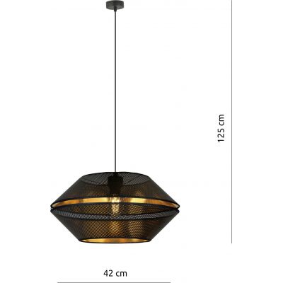 Emibig Malia lampa wisząca 1x60W złoty/czarny 1185/1