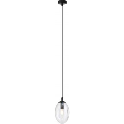 Emibig Astral lampa wisząca 1x10 W czarny/szkło przejrzyste 1265/1