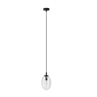 Emibig Astral lampa wisząca 1x10 W czarny/szkło przejrzyste 1265/1