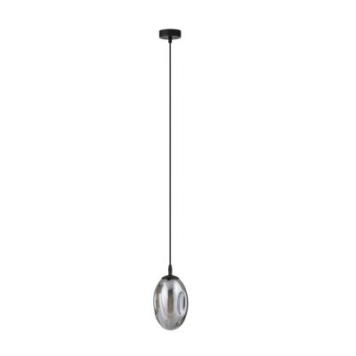 Emibig Astral lampa wisząca 1x10 W czarny/szkło grafitowe 1266/1