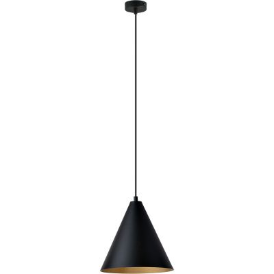 Emibig Rebel lampa wisząca 1x15 W czarny/złoty 1271/1