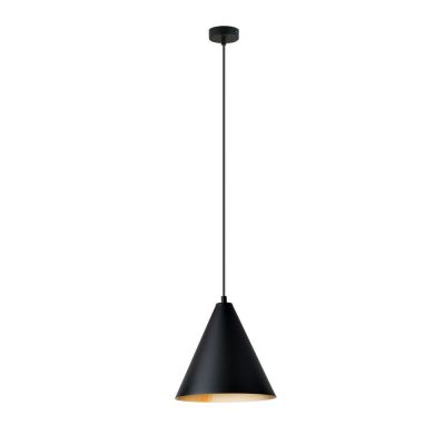 Emibig Rebel lampa wisząca 1x15 W czarny/złoty 1271/1