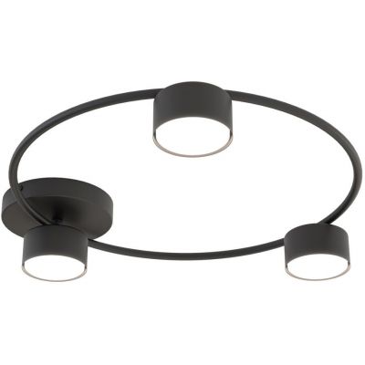 Emibig Lucio lampa podsufitowa 3x12 W czarna 1450/3