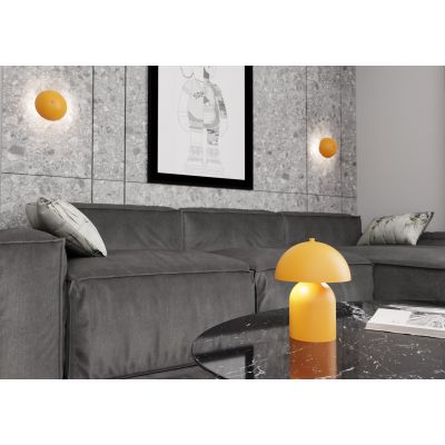 Emibig Mush lampa stołowa 2x8 W żółta 1452/LN2