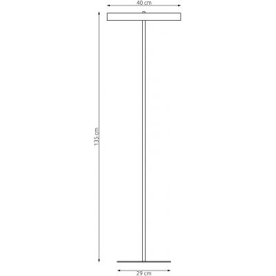 Emibig Nemo lampa stojąca 3x8 W czarna 1454/LP3