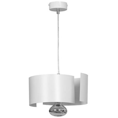 Emibig Vixon lampa wisząca 1x60W biały/chrom 306/1