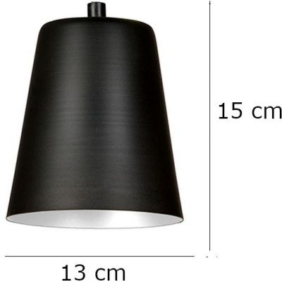 Emibig Prism lampa podsufitowa 3x60W czarny/biały 385/3