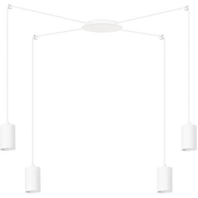 Emibig Traker lampa wisząca 4x30W biały 525/4
