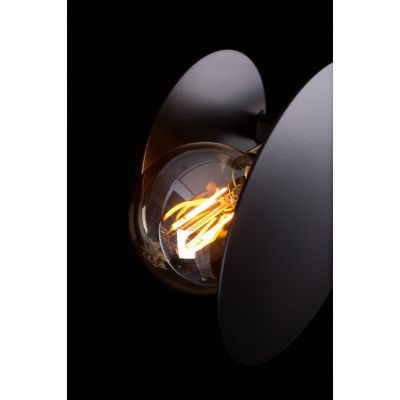 Emibig Minerva lampa podsufitowa 1x40+60W czarny/złoty/biały 612/2