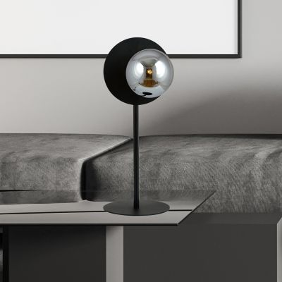 Emibig Oslo lampa stołowa 1x10 W biała-grafitowa 1188/LN