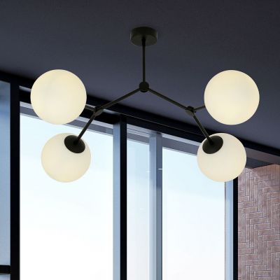 Emibig Space lampa podsufitowa 4x10 W czarna-opal 1133/4