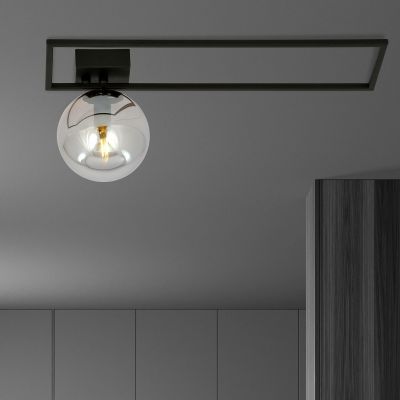Emibig Imago lampa podsufitowa 1x10 W czarna-grafitowa 1131/1B