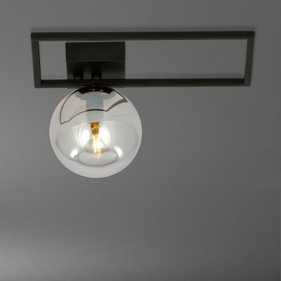 Emibig Imago lampa podsufitowa 1x10 W czarna-grafitowa 1131/1D