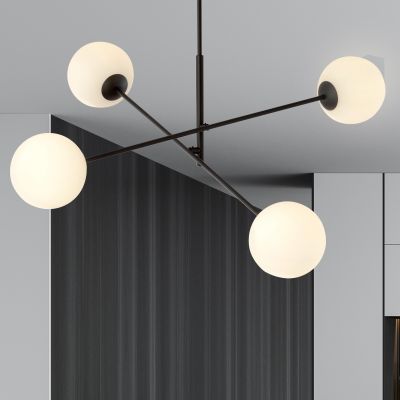 Emibig Linear lampa podsufitowa 4x10 W biała-czarna 1169/4