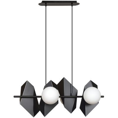 Emibig Drifton lampa wisząca 4x40W czarna 636/4