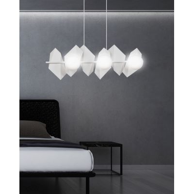 Emibig Drifton lampa wisząca 6x40W biała 637/6