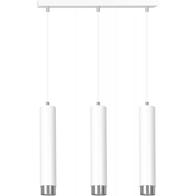 Emibig Kibo lampa wisząca 3x30W biały/chrom 641/3