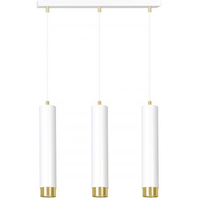 Emibig Kibo lampa wisząca 3x30W biały/złoty 642/3