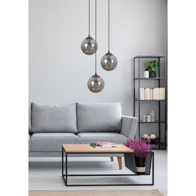 Emibig Cosmo lampa wisząca 3x40W czarny/grafit 712/3PREM