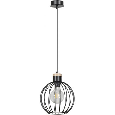 Emibig Barbado lampa wisząca 1x60W czarna 754/1