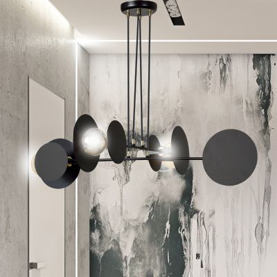 Emibig Idea lampa wisząca 4x60W czarna 792/4