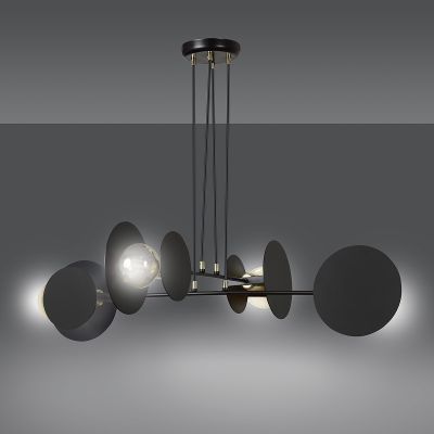 Emibig Idea lampa wisząca 4x60W czarna 792/4