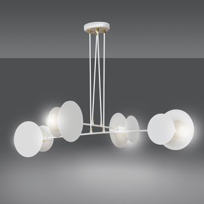 Emibig Idea lampa wisząca 4x15 W biała 793/4