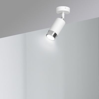Emibig Hiro lampa podsufitowa 1x30W biały/chrom 962/1