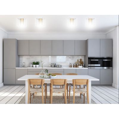 Emibig Tiper lampa podsufitowa 1x30W LED biały/złoty 978/1