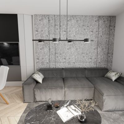 Emibig Sora lampa wisząca 4x12 W czarna 1440/4