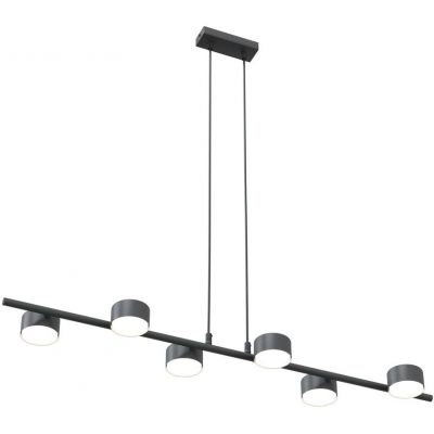 Emibig Sora lampa wisząca 6x12 W czarna 1440/6