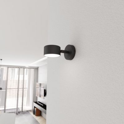 Emibig Sora kinkiet 1x12 W czarny 1440/K1