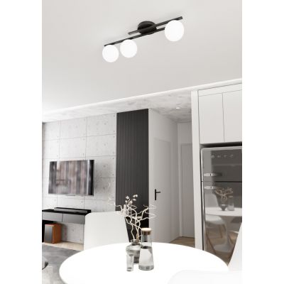 Emibig Kairo lampa podsufitowa 3x10 W opal 1446/3