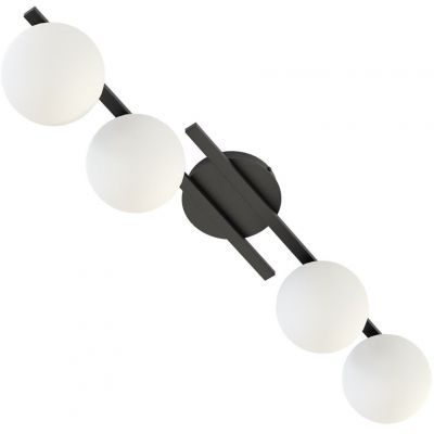 Emibig Kairo lampa podsufitowa 4x10 W opal 1446/4