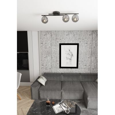 Emibig Kairo lampa podsufitowa 3x10 W grafitowa 1447/3