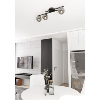 Emibig Kairo lampa podsufitowa 3x10 W grafitowa 1447/3