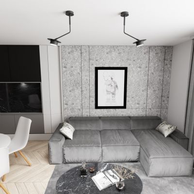 Emibig Mizu lampa podsufitowa 1x12 W czarna 1448/1