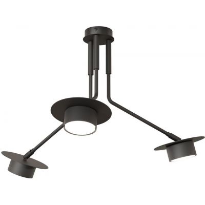 Emibig Mizu lampa podsufitowa 3x12 W czarna 1448/3