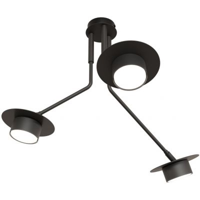 Emibig Mizu lampa podsufitowa 3x12 W czarna 1448/3