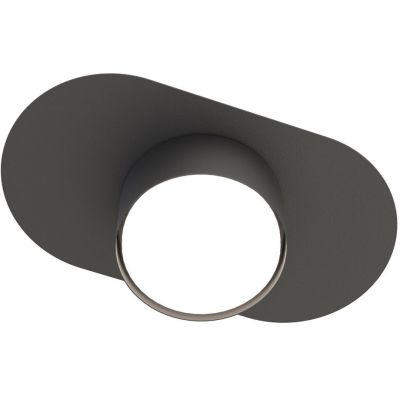 Emibig Stilo lampa podsufitowa 1x12 W czarna 1449/1